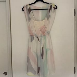 Alice & Olivia Watercolor Mini Dress